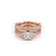 Verragio Three-Stone Princess Engagement Ring