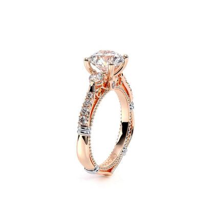 Verragio Three-Stone Round Engagement Ring