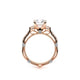 Verragio Three-Stone Round Engagement Ring
