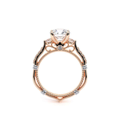 Verragio Three-Stone Round Engagement Ring