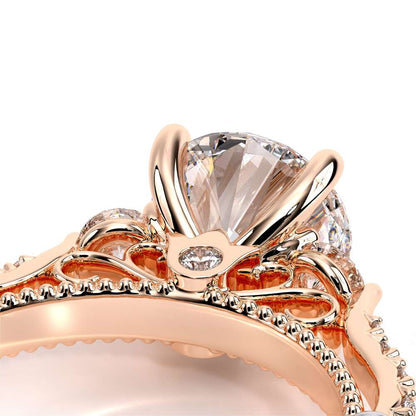 Verragio Three-Stone Round Engagement Ring