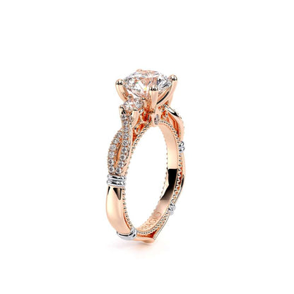 Verragio Three-Stone Round Engagement Ring
