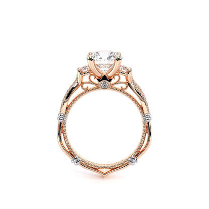 Verragio Three-Stone Round Engagement Ring