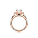 Verragio Three-Stone Round Engagement Ring
