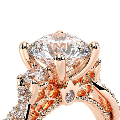 Verragio Three-Stone Round Engagement Ring