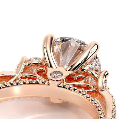 Verragio Three-Stone Round Engagement Ring
