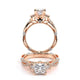 Verragio Three-Stone Princess Engagement Ring