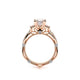 Verragio Three-Stone Princess Engagement Ring