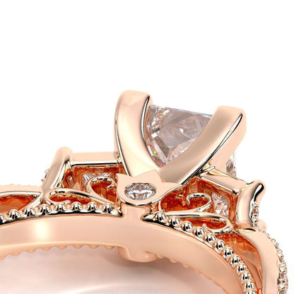 Verragio Three-Stone Princess Engagement Ring