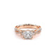 Verragio Three-Stone Princess Engagement Ring