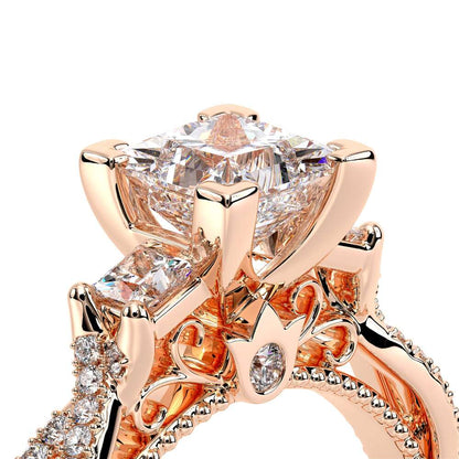 Verragio Three-Stone Princess Engagement Ring
