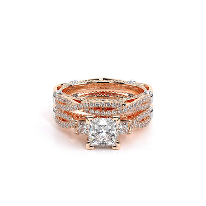 Verragio Three-Stone Princess Engagement Ring