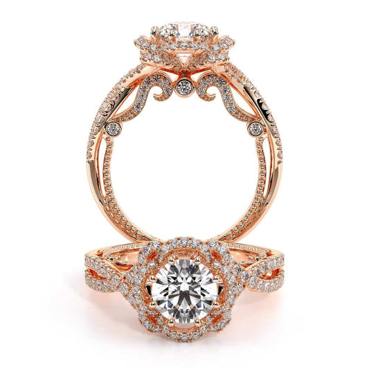 Verragio Halo Round Engagement Ring