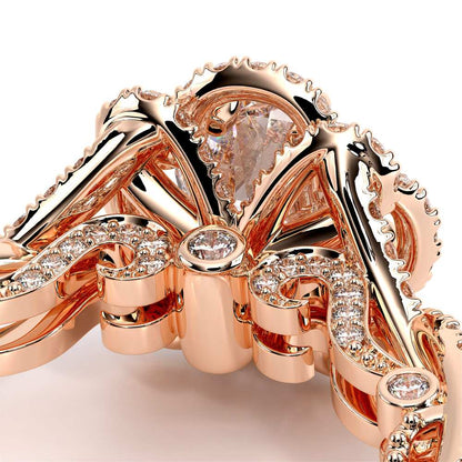Verragio Halo Round Engagement Ring