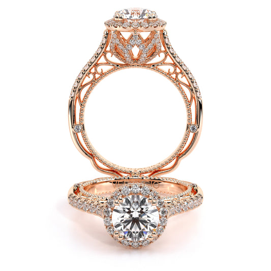 Verragio Halo Round Engagement Ring
