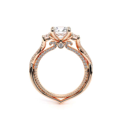 Verragio Three-Stone Round Engagement Ring