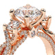Verragio Three-Stone Round Engagement Ring