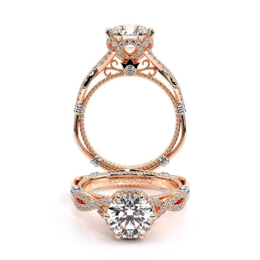 Verragio Halo Round Engagement Ring