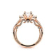 Verragio Three-Stone Emerald Engagement Ring