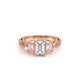 Verragio Three-Stone Emerald Engagement Ring