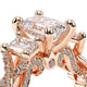 Verragio Three-Stone Emerald Engagement Ring