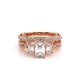 Verragio Three-Stone Emerald Engagement Ring