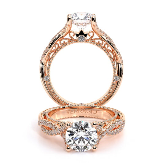 Verragio Vintage Round Engagement Ring