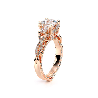 Verragio Three-Stone Princess Engagement Ring