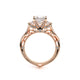 Verragio Three-Stone Princess Engagement Ring