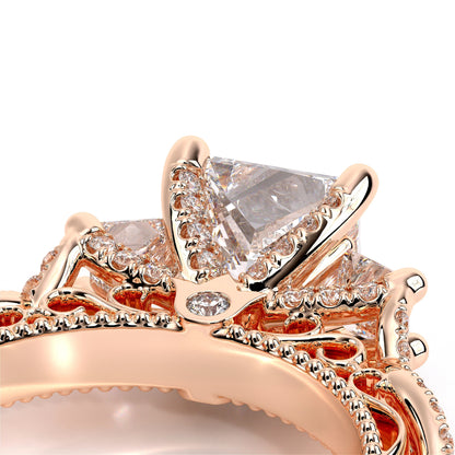 Verragio Three-Stone Princess Engagement Ring