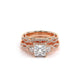 Verragio Three-Stone Princess Engagement Ring