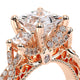Verragio Three-Stone Princess Engagement Ring