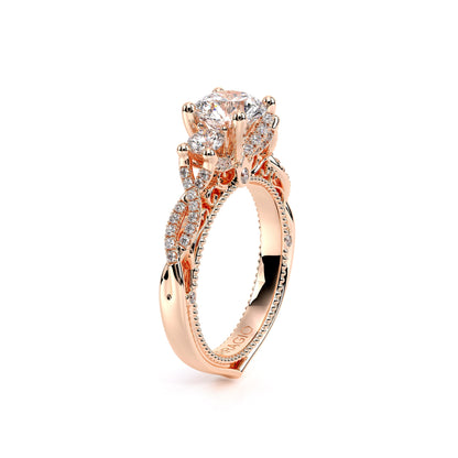 Verragio Three-Stone Round Engagement Ring