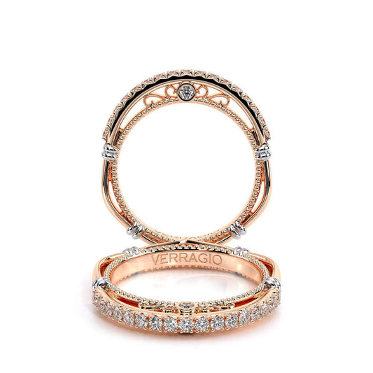 Verragio Halo Round Wedding Band