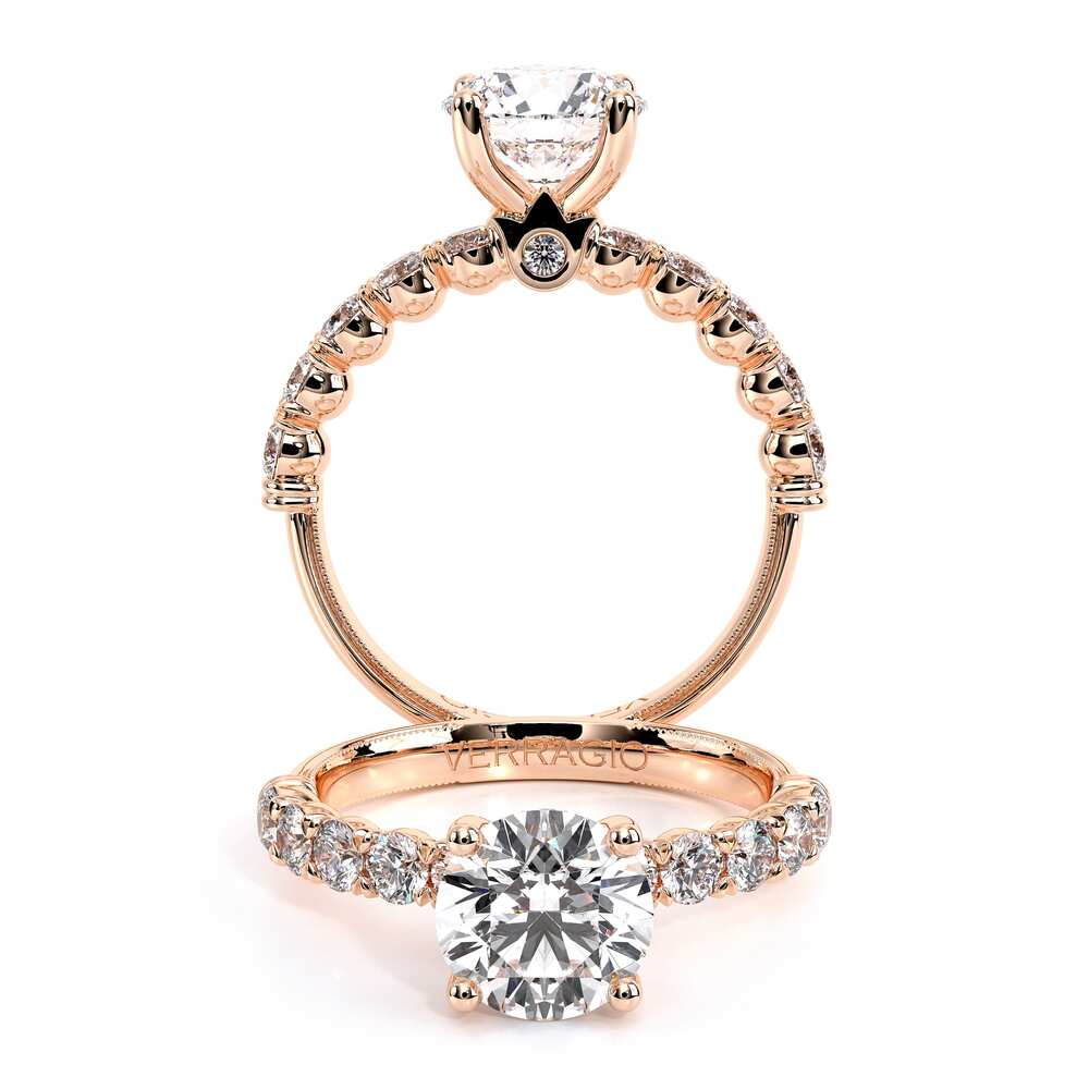 Verragio Pave Round Engagement Ring