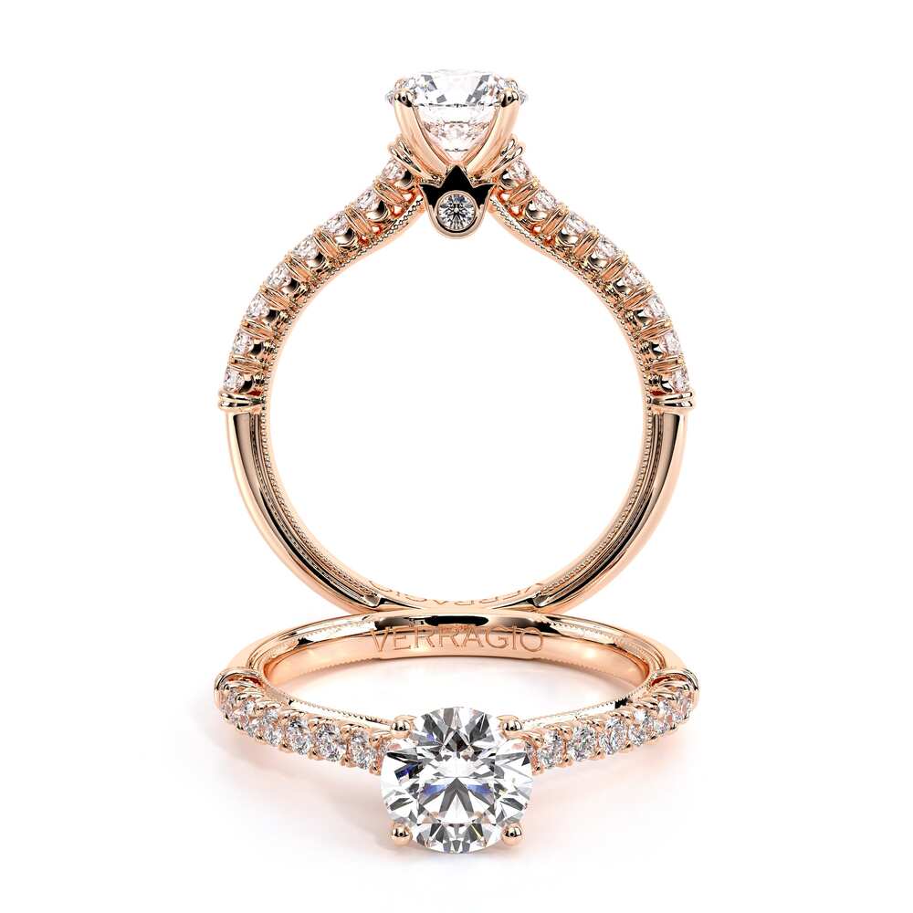 Verragio Pave Round Engagement Ring