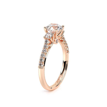 Verragio Three-Stone Round Engagement Ring