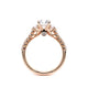 Verragio Three-Stone Round Engagement Ring