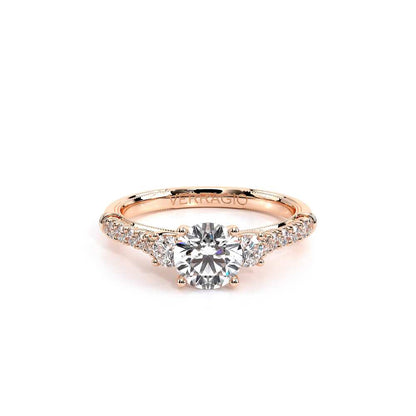 Verragio Three-Stone Round Engagement Ring