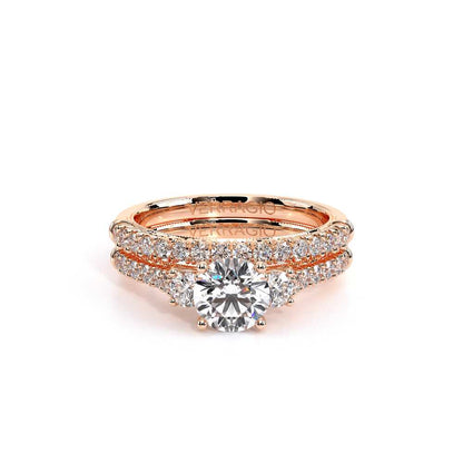 Verragio Three-Stone Round Engagement Ring