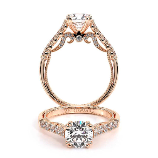 Verragio Pave Round Engagement Ring