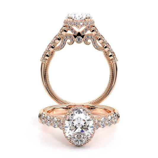 Verragio Pave Oval Engagement Ring