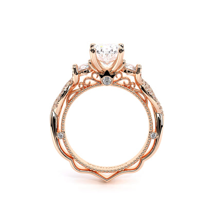 Verragio Three-Stone Oval Engagement Ring