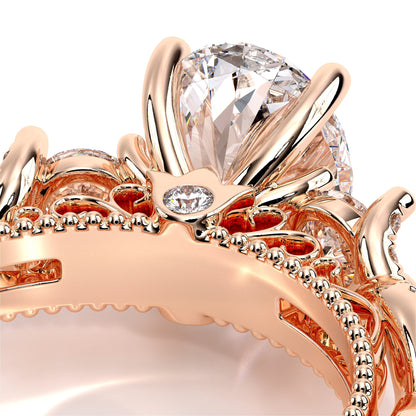 Verragio Three-Stone Oval Engagement Ring