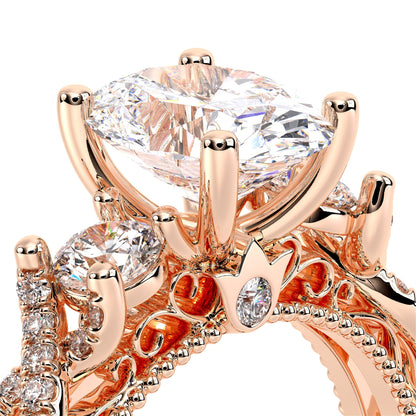 Verragio Three-Stone Oval Engagement Ring
