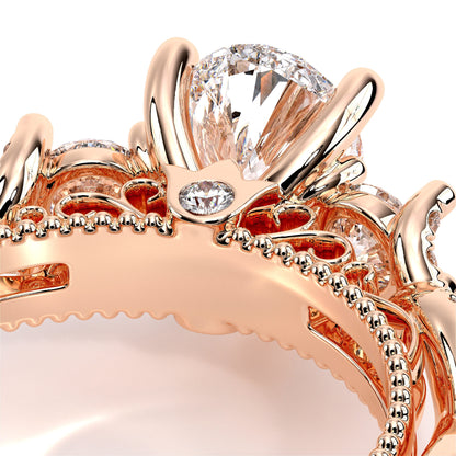 Verragio Three-Stone Pear Engagement Ring