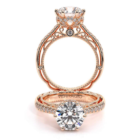 Verragio Pave Round Engagement Ring