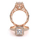 Verragio Halo Princess Engagement Ring