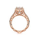 Verragio Halo Princess Engagement Ring