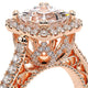 Verragio Halo Princess Engagement Ring